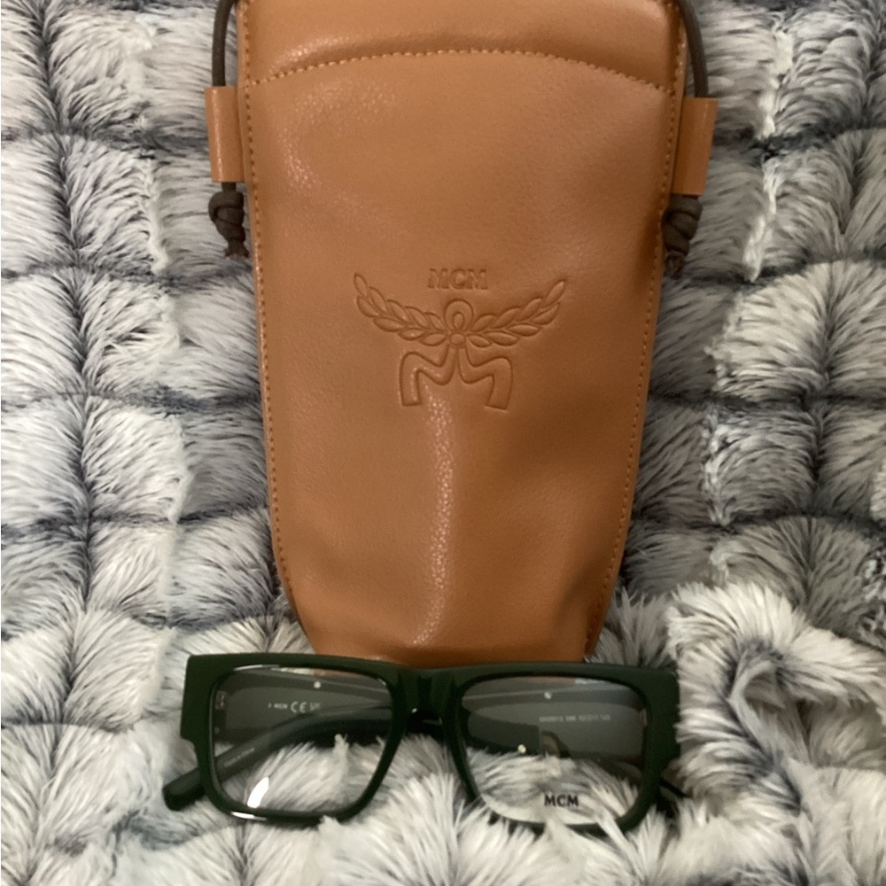 MCM  GREEN square glasses NEW